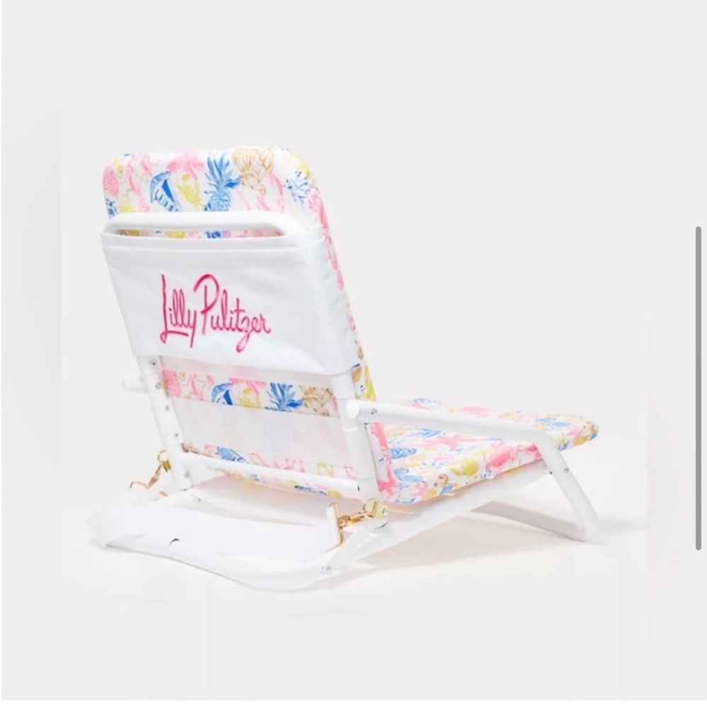 Lilly Pulitzer Foldable Colorful Beach Chair!